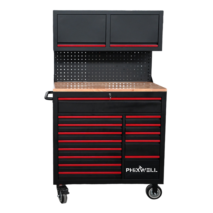 719522 PHIXWELL Máy trạm dụng cụ đa năng 14 ngăn có tủ treo