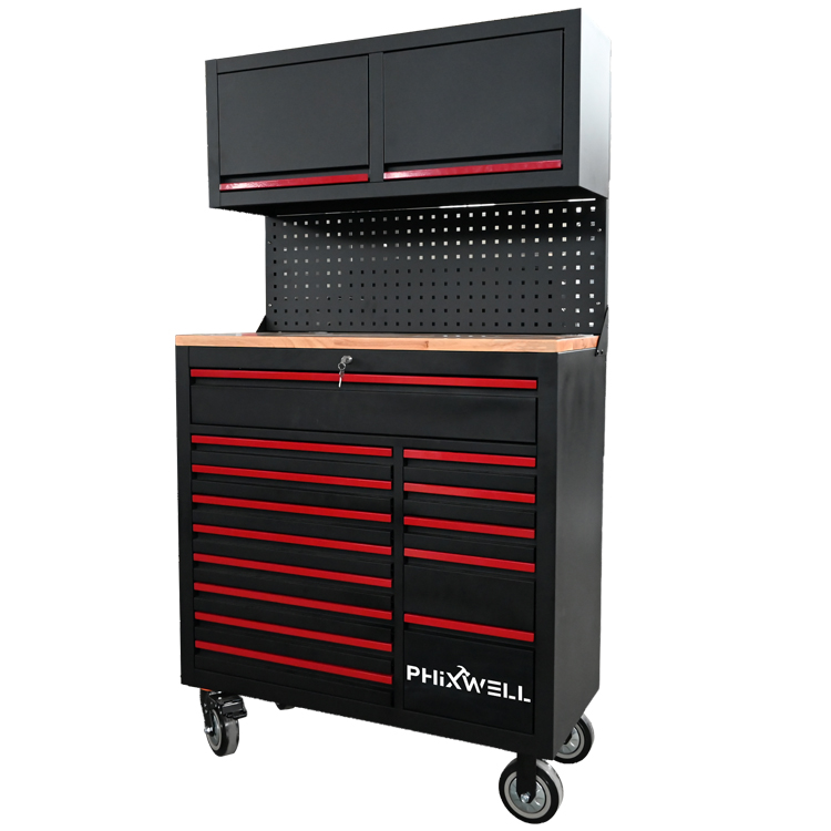 719522 PHIXWELL Máy trạm dụng cụ đa năng 14 ngăn có tủ treo