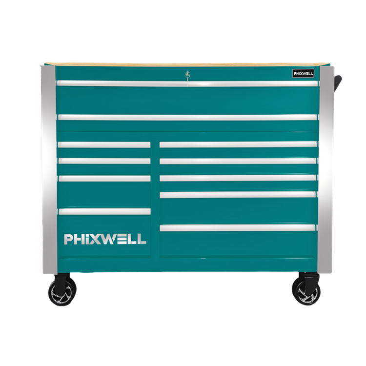 719520PHIXWELL Tủ dụng cụ 11 ngăn với Bộ dụng cụ 377 chiếc
