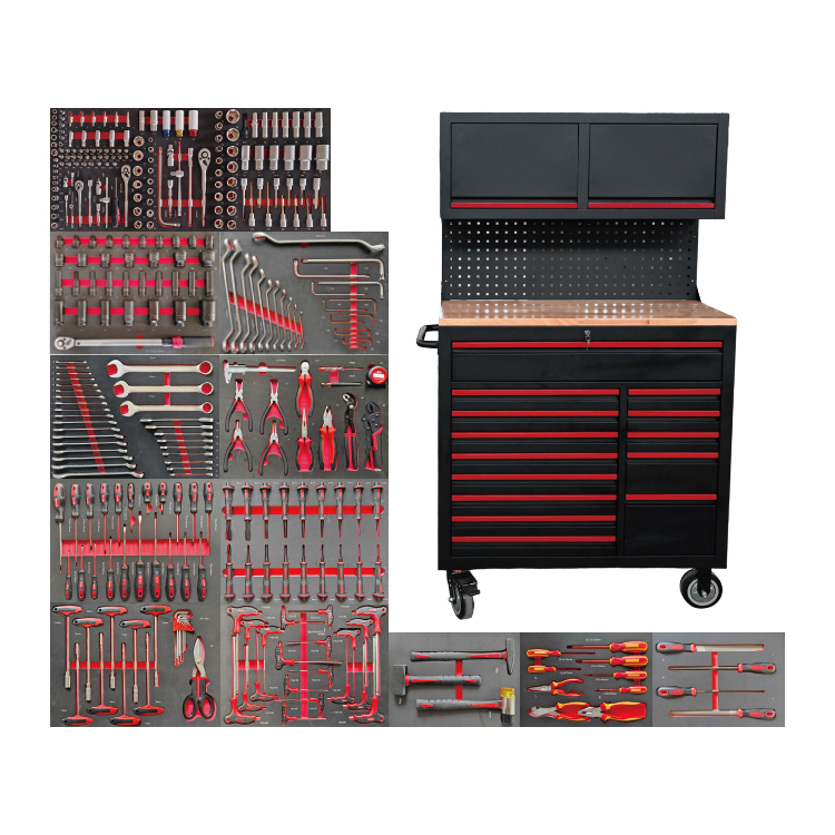 719522 PHIXWELL Máy trạm dụng cụ đa năng 14 ngăn có tủ treo