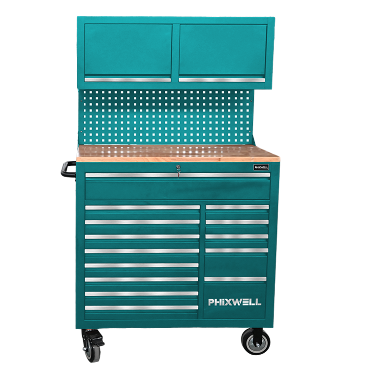 719522 PHIXWELL Máy trạm dụng cụ đa năng 14 ngăn có tủ treo