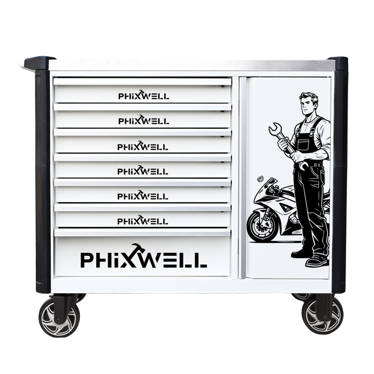 719516 Tủ đựng dụng cụ mẫu mới 7 ngăn PHIXWELL