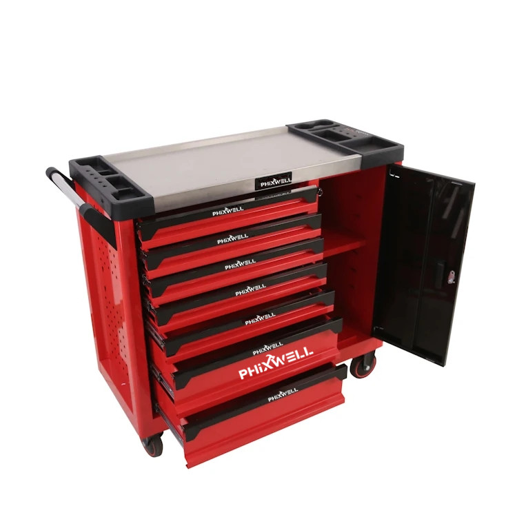 719514 PHIXWELL Tủ đựng dụng cụ 7 ngăn có cửa bên