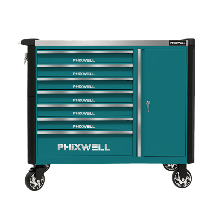 719516 Tủ đựng dụng cụ mẫu mới 7 ngăn PHIXWELL