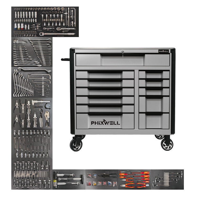 719517 MỚI ra mắt Tủ dụng cụ 12 ngăn PHIXWELL