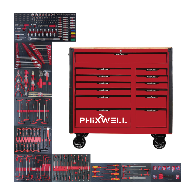 719518 PHIXWELL Tủ dụng cụ lớn 13 ngăn