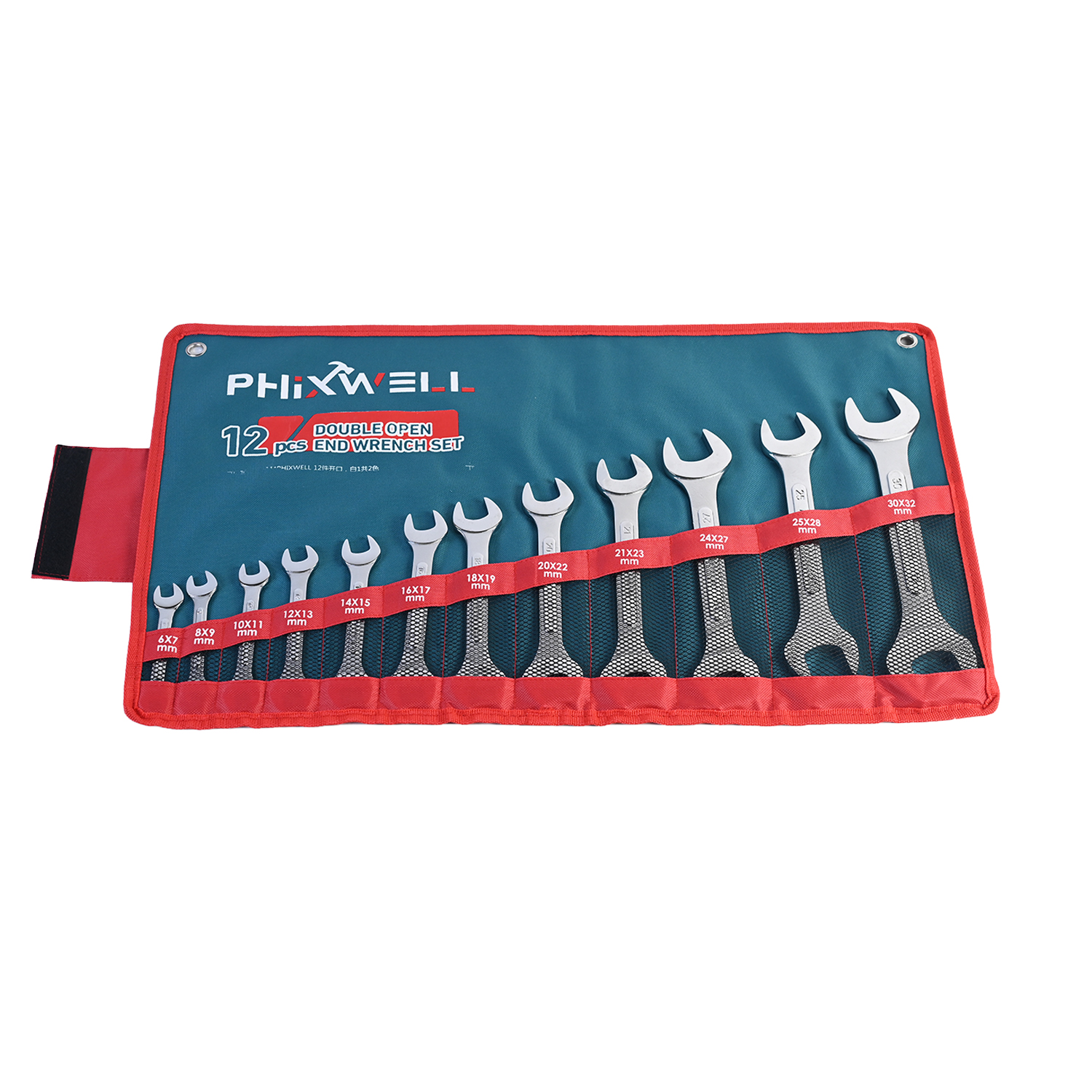 717534 Bộ cờ lê gân 2 đầu PHIXWELL 12 CÁI