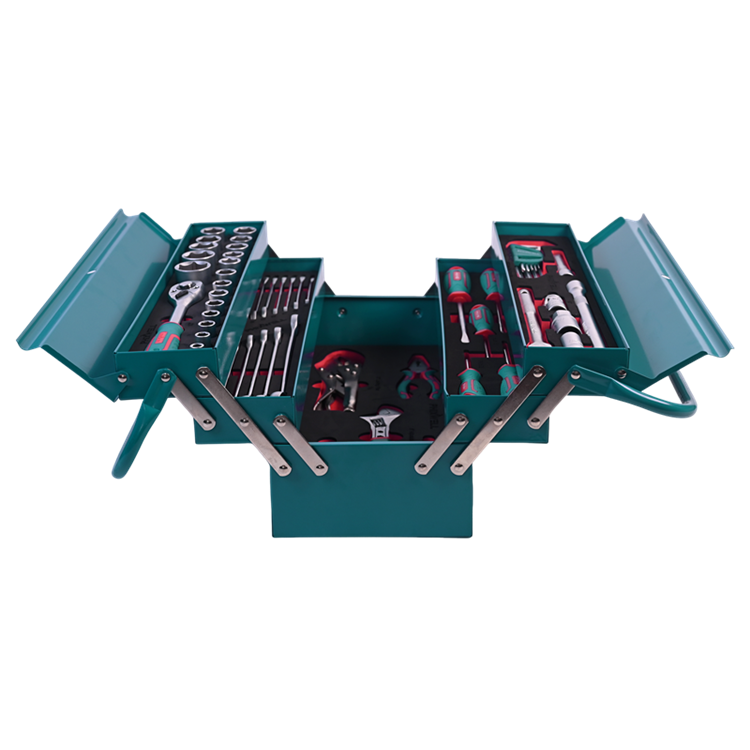 717302 PHIXWELL Bộ dụng cụ cầm tay hộp sắt gia dụng 56 chiếc