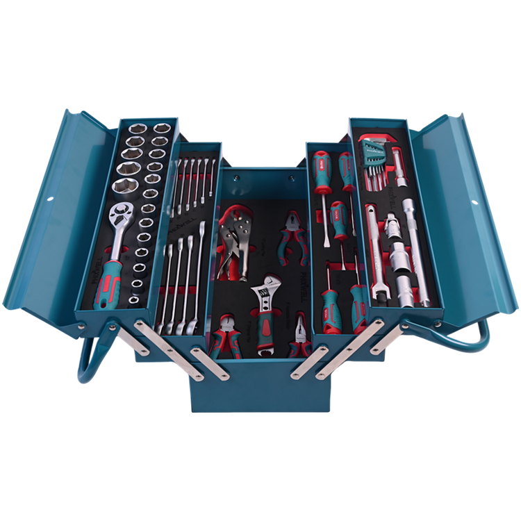 717302 PHIXWELL Bộ dụng cụ cầm tay hộp sắt gia dụng 56 chiếc