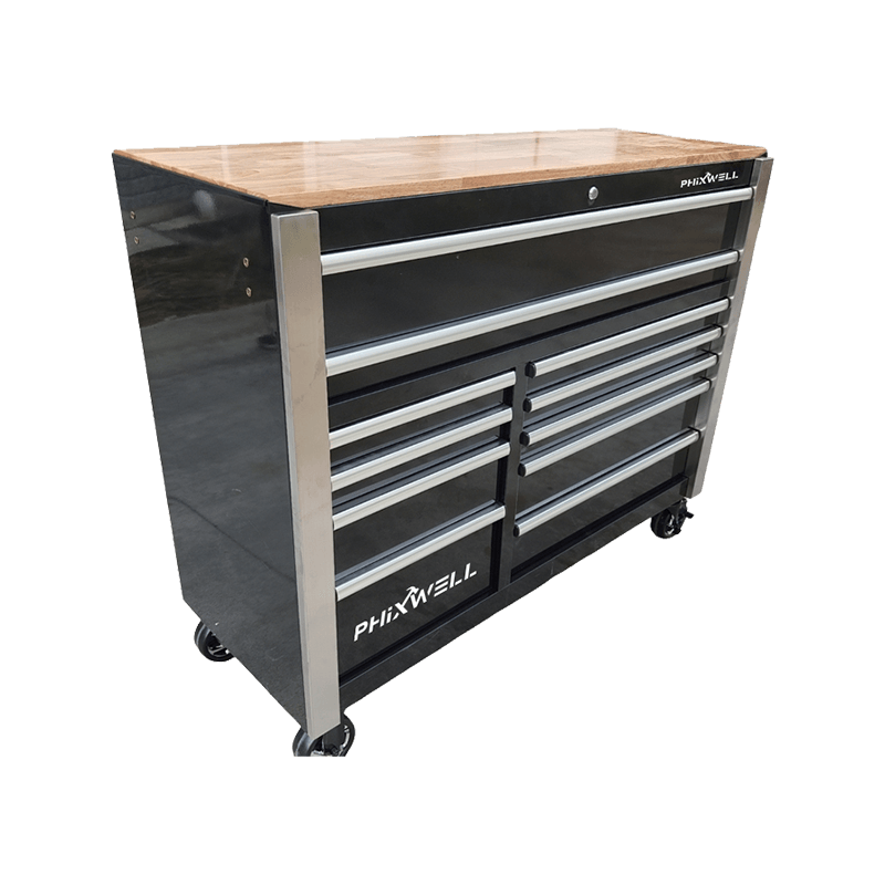 719520PHIXWELL Tủ dụng cụ 11 ngăn với Bộ dụng cụ 377 chiếc