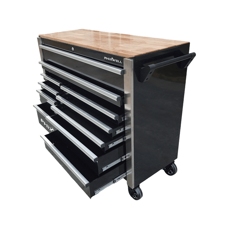 719520PHIXWELL Tủ dụng cụ 11 ngăn với Bộ dụng cụ 377 chiếc
